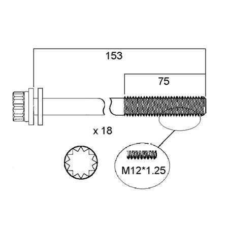 PERMASEAL Cylinder Head Bolt Set HBS242
