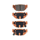 RDA BRAKES RDA GP Max General Purpose Low Metallic Brake Pad Set RDB419