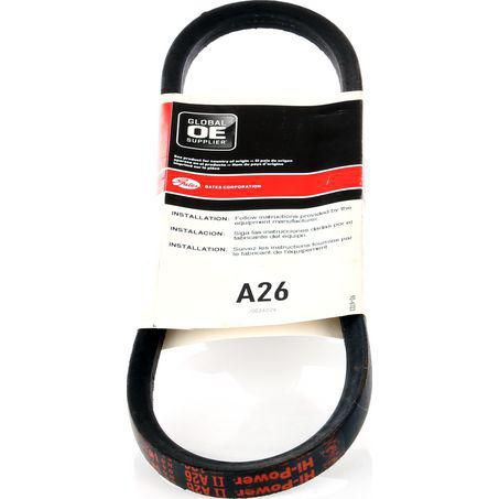 Gates Fan Belt - V-Belt (A-Section) A26