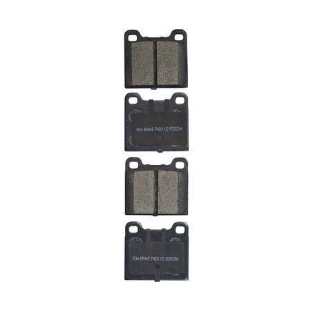 RDA GP MAX LOW METALLIC BRAKE PAD SET ALFA ROMEO RDB2