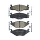 RDA BRAKES RDA GP Max General Purpose Low Metallic Brake Pad Set RDB400