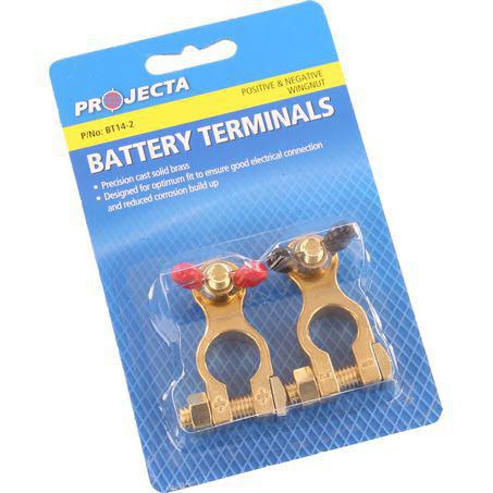 PROJECTA Battery Terminal Pair - Wingnut