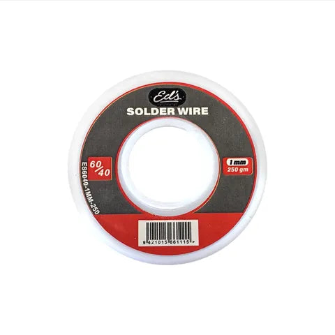 Solder Wire 60/40 Tin Lead, 1.0mm Diameter, 250g Roll | Fine Electronics Rosin Core Flux