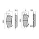 RDA PHANTOM CERAMIC BRAKE PAD SET NISSAN ELGRAND NAVARA PATHFINDER RDC1990
