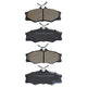 RDA BRAKES RDA GP Max General Purpose Low Metallic Brake Pad Set RDB1139