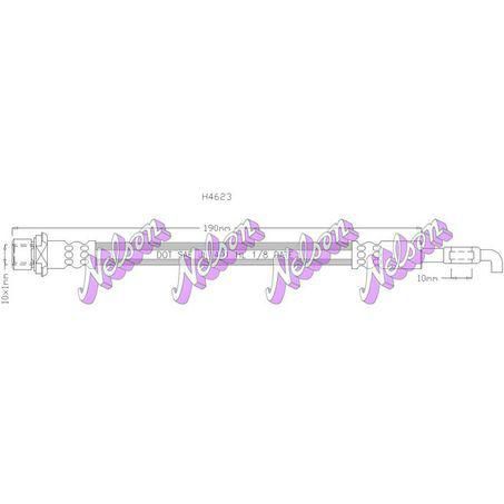 NELSON STOKES HOSE TOYOTA PREVIA CXR#-TCR# 92- OUT