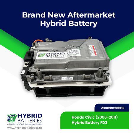 HYBRID BATTERIES NZ Civic Hybrid (FD3) Hybrid High Voltage Traction Battery - 36M Warranty - New Aftermarket FD3/36/BNAM