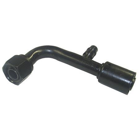 Atco Steel Fitting # 10 FOR - Reduced Beadlock Step Up #12 90° With R134a Port SRX1327-3