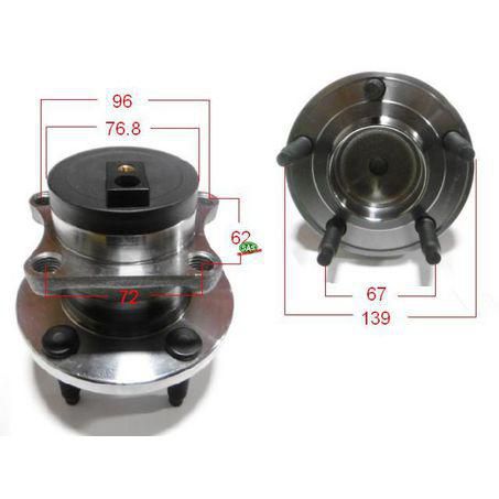 SAS AUTO PARTS SAS Wheel Hub HA6097