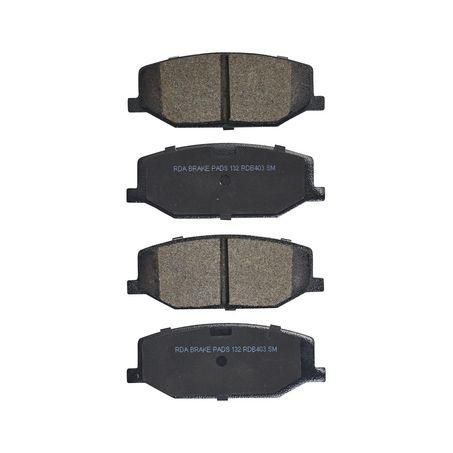 RDA GP MAX LOW METALLIC BRAKE PAD SET SUZUKI RDB403
