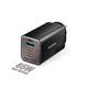 Microdia SmartCube Nano 65W Tri-Port GaN Wall Charger â€“ Black
