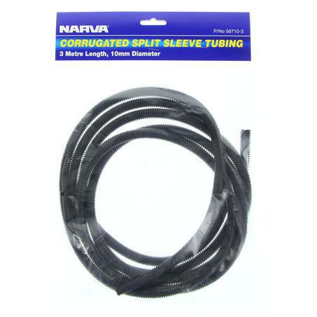 Narva CONVOLUTED SPLIT TUBING 10MM X 3M