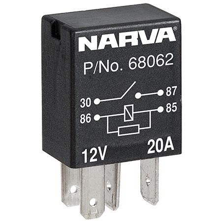 Narva Micro Relay 24V 10A 4 Pin - 1Pce