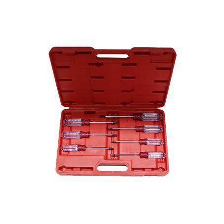 T & E TOOLS T&E Tamper Torx Screwdriver Set 7pc A78007