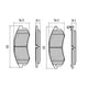 RDA PHANTOM CERAMIC BRAKE PAD SET MITSUBISHI L200 TRITON RDC2002