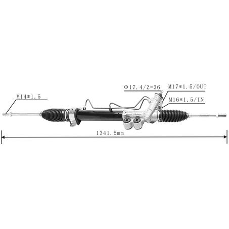 SAS AUTO PARTS STEERING R  P ASSY ISUZU DMAX 201 SR9201