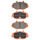 RDA BRAKES RDA GP Max General Purpose Low Metallic Brake Pad Set RDB1317