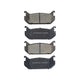 RDA GP MAX LOW METALLIC BRAKE PAD SET FORD MAZDA RDB1254