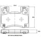 RDA BRAKES RDA Phantom Ceramic Brake Pad Set RDC2482