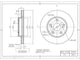 OE+ FRONT DISC ROTOR 275MM SUITS TOYOTA COROLLA AURIS - DR9669V