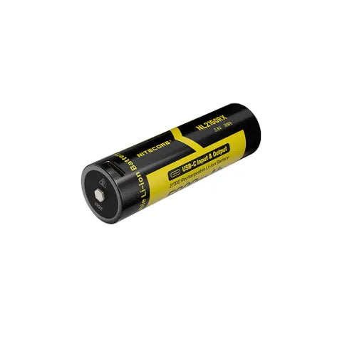 NITECORE 21700 Li-Ion Rechargeable Battery â€“ 3.6V 5000mAh USB-C Rechargeable