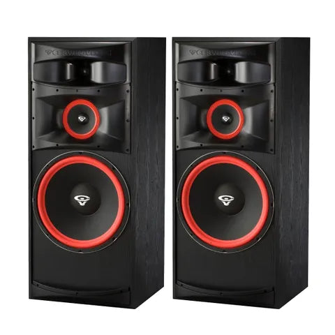 Cerwin Vega XLS Series Home Audio 15â€ 3-Way Full-Range Floor Speakers â€“ 400W Max Pair