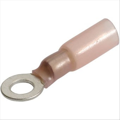 Narva CRIMP TERMINAL RING RED ID 4.3MM HEAT SHRINKABLE 50 PCE
