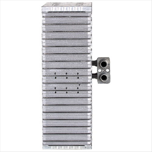 OEX Evaporator Core Plate and Fin Inlet Fitting Pad Outlet Fitting Pad
