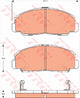 TRW DTEC Brake Pad Set (DB1212)