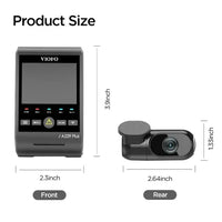 Viofo A229 Duo-G 2K Front & Rear Dash Cam – 5GHz WiFi & GPS