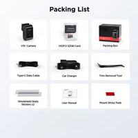 Viofo VS1 Mini Dashcam 2K HDR – Sony STARVIS 2 IMX675 Sensor, Compact Car Camera