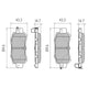 RDA PHANTOM CERAMIC BRAKE PAD SET MAZDA CX-3 CX-5 RDC2210