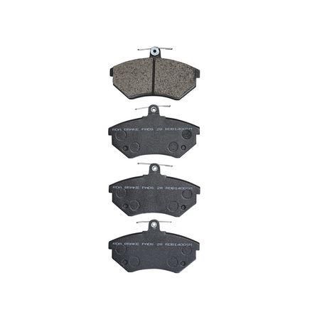 RDA BRAKES RDA GP Max General Purpose Low Metallic Brake Pad Set RDB1400