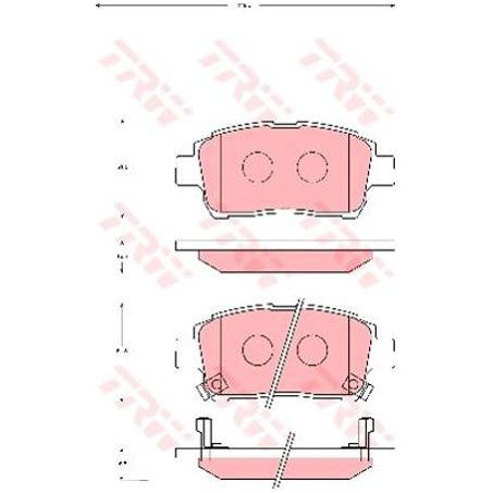 TRW Brake Pad Set