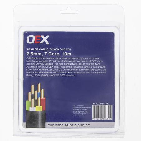 OEX 2.5mm 7 Core Trailer Cable 10m