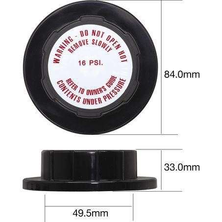 TRIDON RECOVERY RADIATOR CAP - (TRS38)
