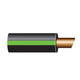 OEX 2mm Single Core Automotive Cable Black With Green Trace 50M