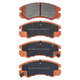 RDA GP MAX LOW METALLIC BRAKE PAD SET FORD HOLDEN HONDA RDB1270