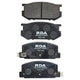 RDA BRAKES RDA GP Max General Purpose Low Metallic Brake Pad Set RDB392