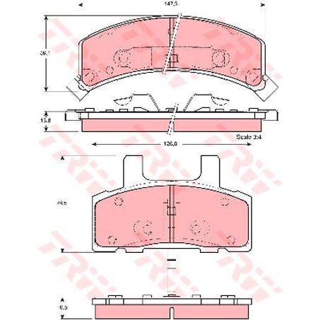 TRW Brake Pad Set