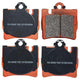 RDA BRAKES RDA GP Max General Purpose Low Metallic Brake Pad Set RDB1458
