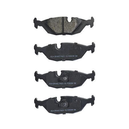 RDA BRAKES RDA GP Max General Purpose Low Metallic Brake Pad Set RDB296