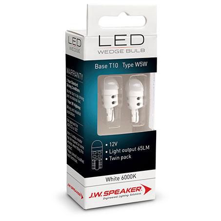 JW SPEAKER LED Wedge Globe 12V 5W T10 - 2 Pce 990110