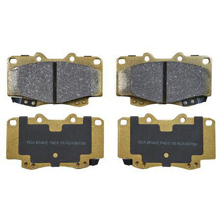 RDA EXTREME HEAVY DUTY BRAKE PAD SET TOYOTA HILUX KUN26R 3.0L RDX1987SM