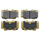 RDA EXTREME HEAVY DUTY BRAKE PAD SET TOYOTA HILUX KUN26R 3.0L RDX1987SM