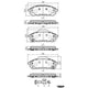 RDA BRAKES RDA GP Max General Purpose Low Metallic Brake Pad Set RDB2421