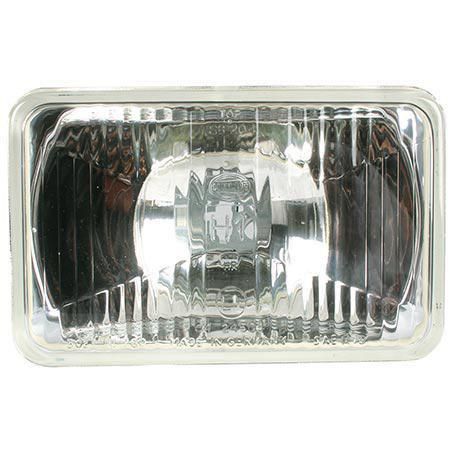 HELLA Semi Sealed Beam Rectangle 100 x 165mm Globe Style H1