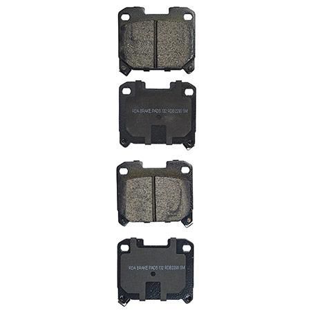 RDA BRAKES RDA GP Max General Purpose Low Metallic Brake Pad Set RDB2290
