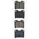 RDA BRAKES RDA GP Max General Purpose Low Metallic Brake Pad Set RDB2290