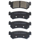 RDA GP MAX LOW METALLIC BRAKE PAD SET CHEVROLET DAEWOO HOLDEN RDB1998